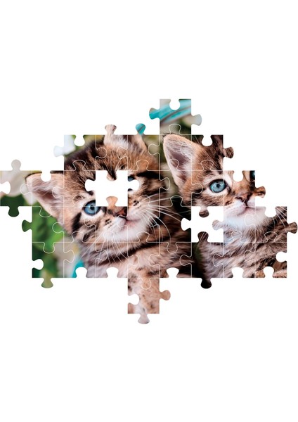 Clementonı 60 El. Super Kolor Lovely Kitty Twins [puzzle]