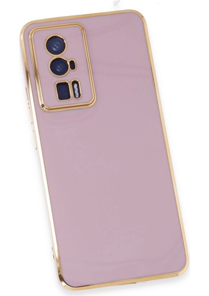 Xiaomi Poco F5 Pro Kılıf Volet Silikon - Mor Drstr