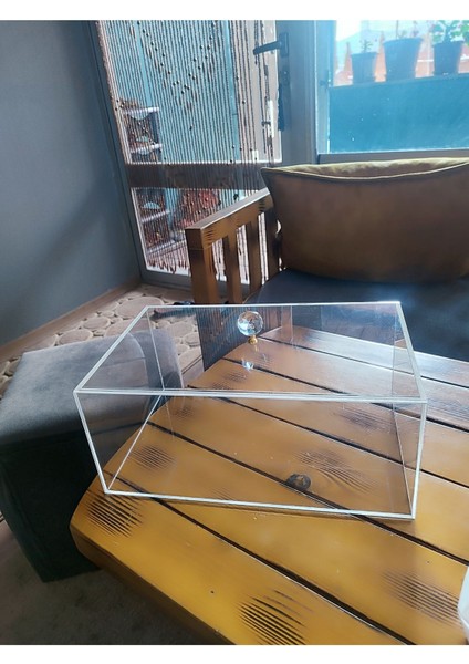 Pleksi Bohça Kutusu 35X25 Yüksekliği 15 cm