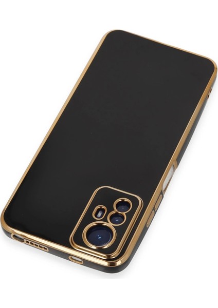 Xiaomi Redmi Note 12S Kılıf Volet Silikon - Siyah Drstr