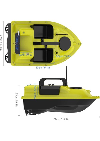 Olta Bırakma Teknesi ve Botu Yemleme Botu Gps Oto Pilot Sabıt Hız 16 Nokta Konum Eve Dönüş