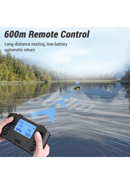 Yemleme Botu Oto Pılot Modu Eve Donüş Modu Gps Li 99 Konum Alma 2kg Yuk Tasıma Olta Bırakma Yenıserı