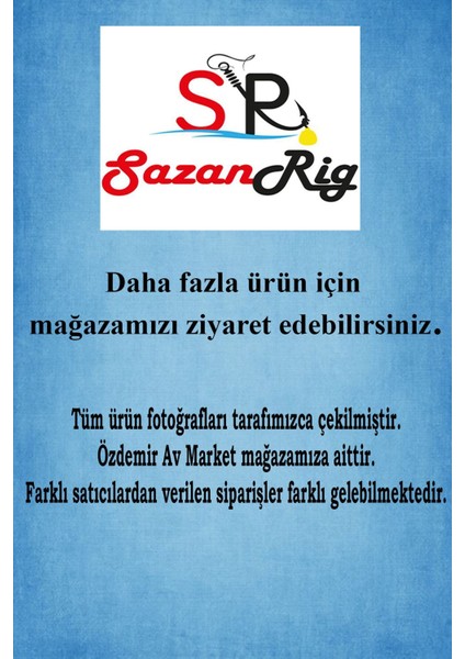 Küspe Aparatlı Hazır Karışık Rig Takımı 5’li Set fiyatları