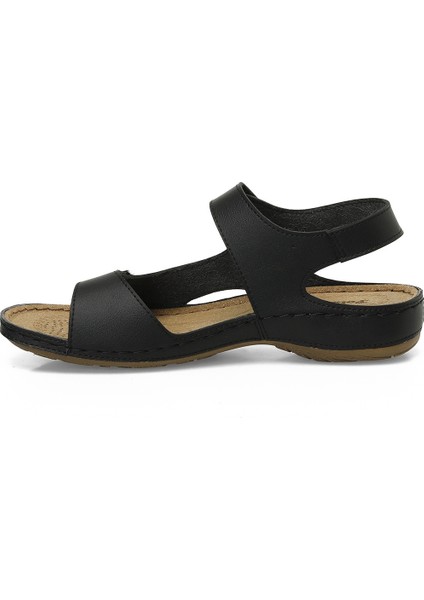 166965.Z5FX Siyah Kadın Düz Sandalet modelleri