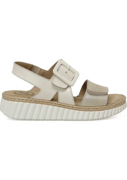 105518.Z5FX Bej Kadın Comfort Sandalet