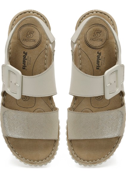105518.Z5FX Bej Kadın Comfort Sandalet