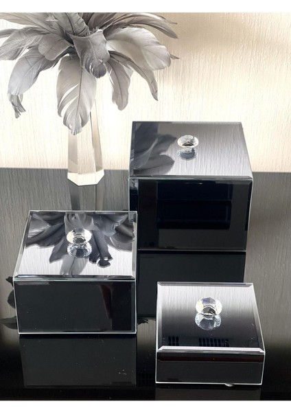 3’lü Takı Kutusu Gümüş Renkli, Şık ve Kullanışlı Tasarım