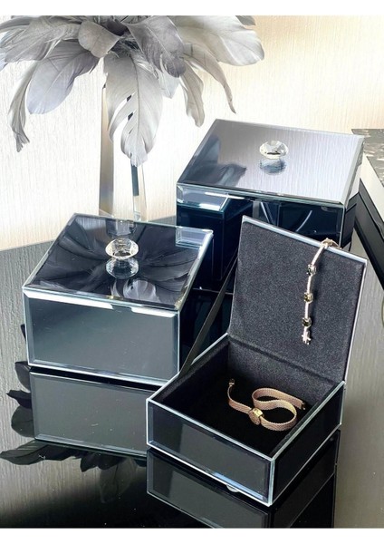 3’lü Takı Kutusu Gümüş Renkli, Şık ve Kullanışlı Tasarım indirimleri