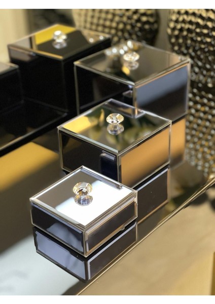 3’lü Takı Kutusu Gümüş Renkli, Şık ve Kullanışlı Tasarım