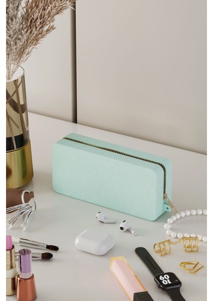 Yeşil Bahar Makyaj ve Kozmetik Düzenleyici Taşıma Çantası