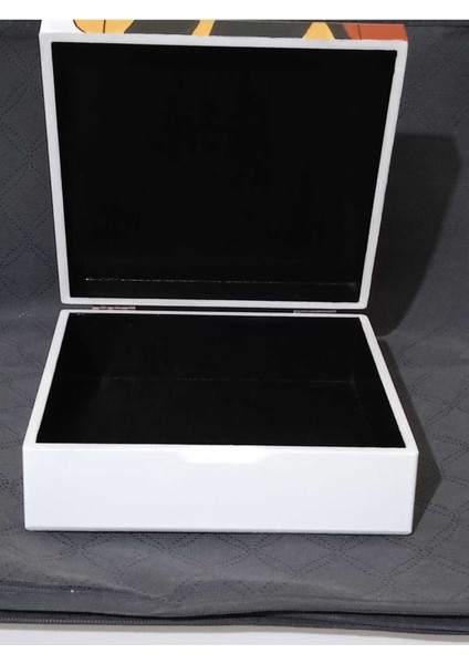 El Boyaması Kız Figürlü Ahşap Dekoratif Kutu, Takı ve Aksesuar Saklama 20X20X7,5 cm fırsatları