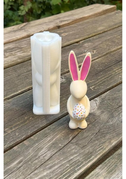 Beyaz 3D Tavşan Silikon Mum Kalıbı, Şık ve Kullanışlı Tasarım fırsatları