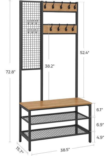 Metal Portmanto, Elbise Askılığı, Vestiyer, Ayakkabılık, Siyah, Tel Askılık fırsatları