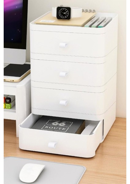 Beyaz Çok Katlı Çok Amaçlı Makyaj ve Takı Organizeri fiyatları