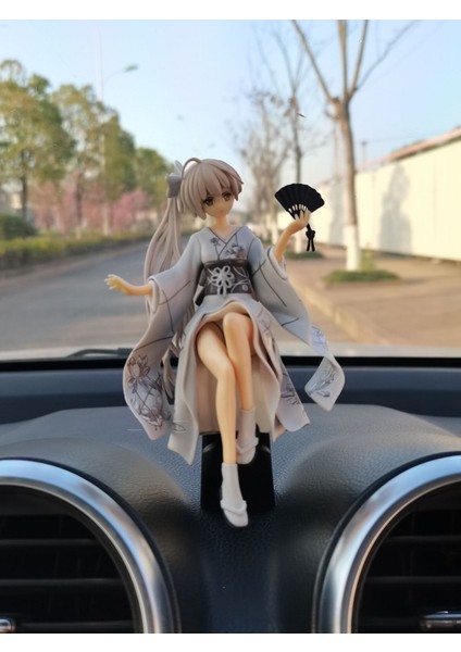 Iki Boyutlu Yuanno Sora Kasuhino Qiong Figürü Kimono Qiong Kız Çevresel Modeli (Yurt Dışından)