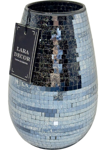 Lacivert Aynalı Cam Vazo fiyatları