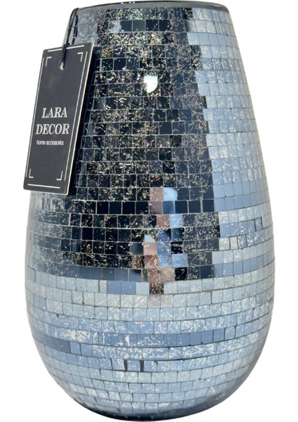 Lacivert Aynalı Cam Vazo modelleri