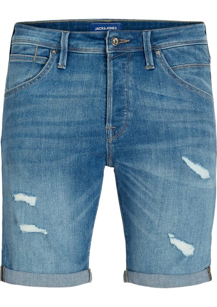 Jack Jones Erkek Likralı Kot Şort 12269608