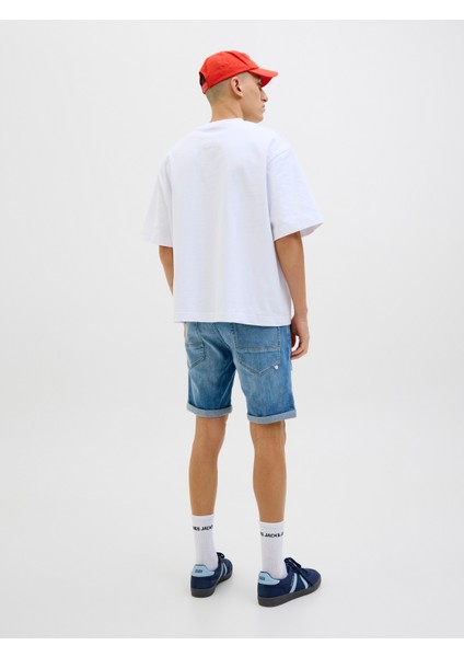 Jack Jones Erkek Likralı Kot Şort 12269608