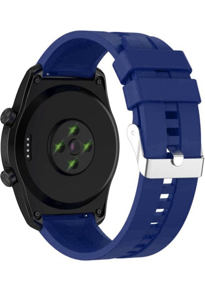 Amazfit Gts 4 Mini ile Uyumlu Tokalı Çizgi Desen Silikon Kordon Kayış - FC1069
