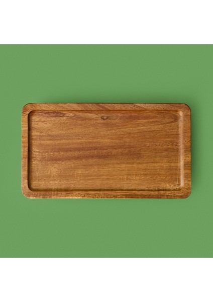 Ayaklı Sunumluk - Kahverengi - 26X14 cm fiyatları