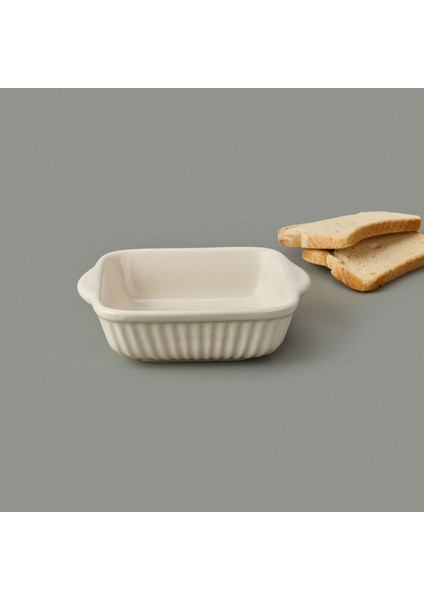 Ipek Porselen Küçük Boy Fırın Kabı - Krem - 17X15 cm fiyatları