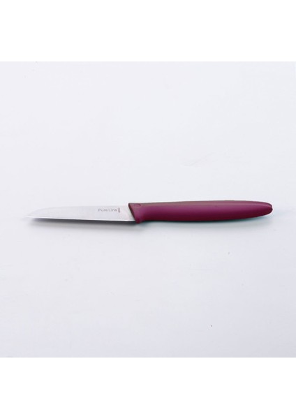 Küt Soyma Bıçağı - Bordo - 9 cm