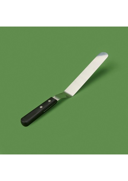 Uzun Spatula - Gri / Siyah