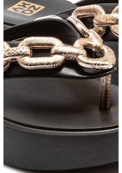 Chain Kadın Parmak Arası Terlik Siyah 35/40 modelleri