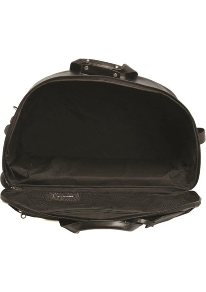 S1SC00002566-A97 Deri Unisex Seyahat Çantası - Siyah indirimleri