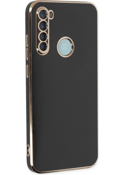 Xiaomi Redmi Note 8 Kılıf Volet Silikon - Siyah Drstr