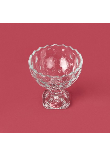 6'lı Ayaklı Kase Seti - Şeffaf - 225 ml fırsatları