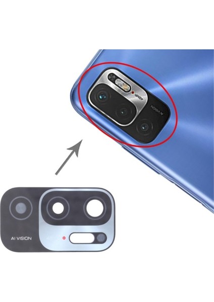 Xiaomi Redmi Note 10 5g Uyumlu Kamera Lensi Cam M2103K19G M2103K19C
