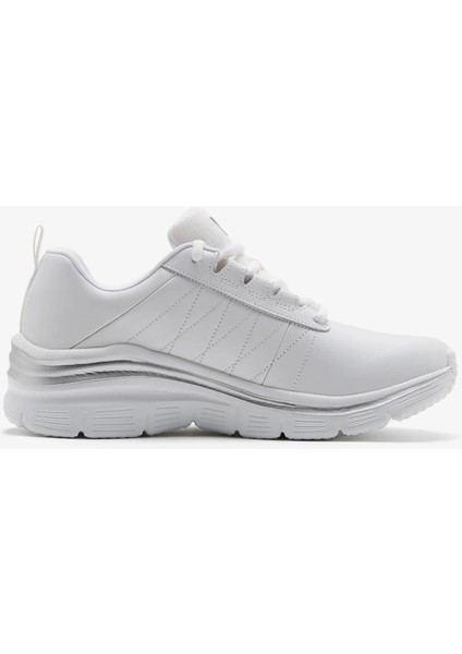 Fashion Fit-Effortless Memory Foam Leather Womens Sneaker White Hafızalı Taban Hakiki Deri Kadın Günlük Spor Ayakkabı Beyaz fiyatları