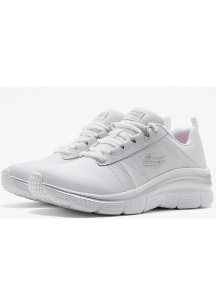 Fashion Fit-Effortless Memory Foam Leather Womens Sneaker White Hafızalı Taban Hakiki Deri Kadın Günlük Spor Ayakkabı Beyaz modelleri