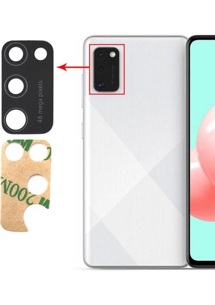 Samsung Galaxy A41 Uyumlu Kamera Lensi Cam SM-A415F