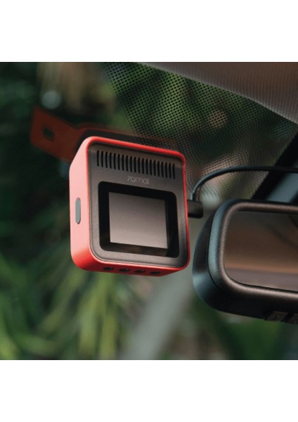70MAI A400 Dashcam 1440P Quad Hd 2k 145° Açılı Gece Görüşlü Araç Kamerası Kırmızı