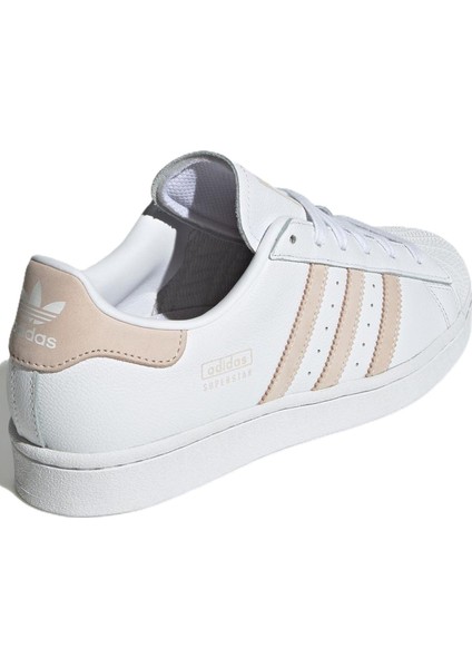 Superstar Womens Leather Sneaker White Hakiki Deri Kadın Günlük Spor Ayakkabı Beyaz Yeşil fırsatları
