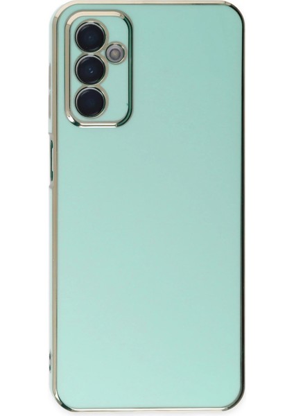 Samsung Galaxy A04S Kılıf Volet Silikon - Açık Yeşil Drstr