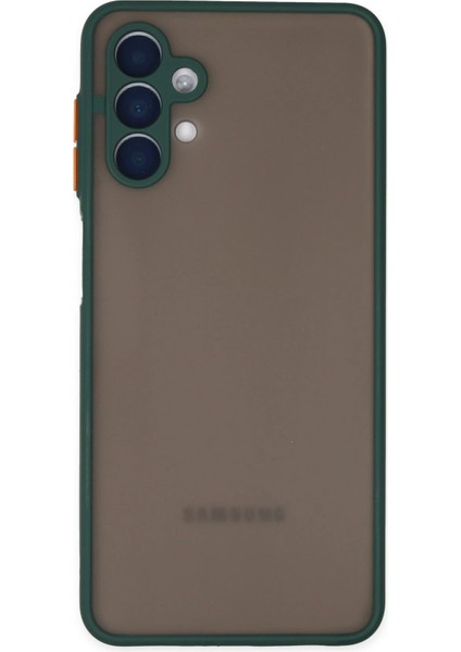 Samsung Galaxy A04S Kılıf Montreal Silikon Kapak - Yeşil Drstr