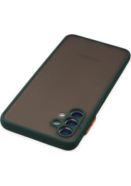 Samsung Galaxy A04S Kılıf Montreal Silikon Kapak - Yeşil Drstr