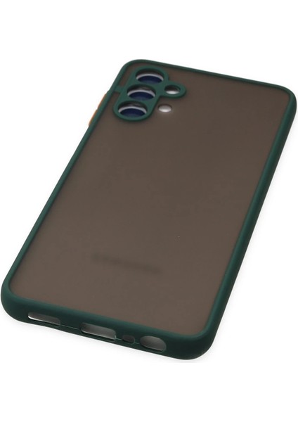 Samsung Galaxy A04S Kılıf Montreal Silikon Kapak - Yeşil Drstr