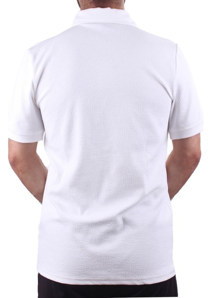 Twister 2290 Ekru Günlük Kısa Kol Normal Kesim Pamuklu Fermuarlı Polo Yaka Erkek Tişört fırsatları