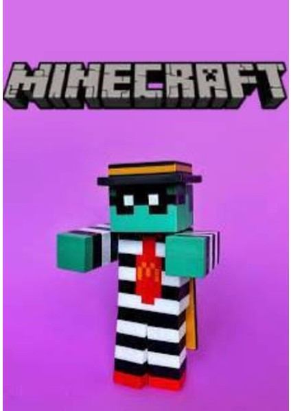 Minecraft Java & Bedrock Edition: Zombie Hamburglar Skin - XBOX/PC Minecraft Key