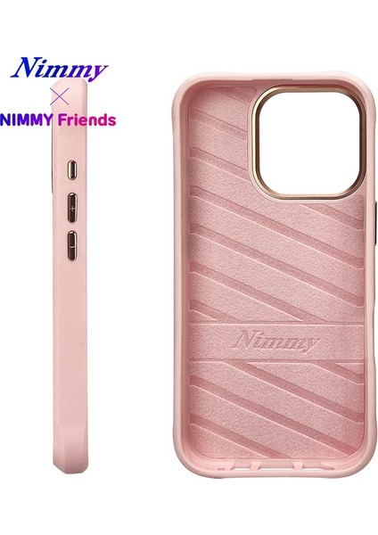 iPhone 16 Pro Uyumlu 3D Gözlük Zincir White Kedi Nakış İşlemeli Kabartmalı Cool Glasses Kılıf