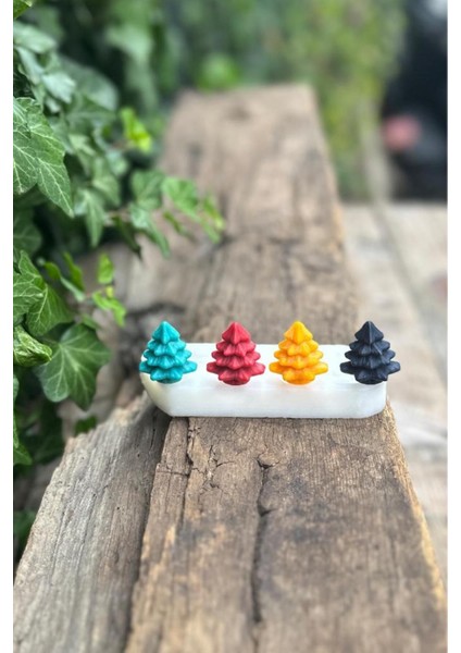 Dayanıklı ve Esnek Silikon Mum Kalıbı – Kokusuz 3D Çam Ağacı Desenli, 50 g, 2,5x2,8x1 cm, El Yapımı Mumlar İçin indirimleri