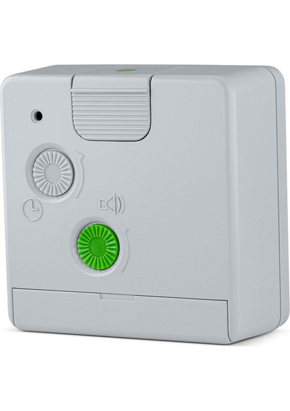 Gri Klasik Seyahat Analog Masa Saati, Alarm Özellikli, Şık ve Kullanışlı Tasarım