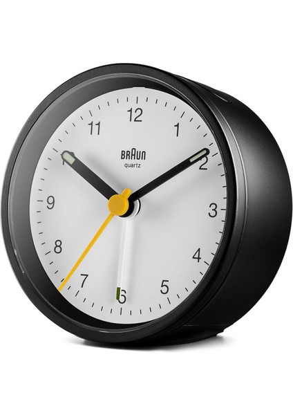 Şık Siyah-Beyaz Klasik Analog Masa Saati, Alarm Özellikli, Renkli Detaylı indirimleri
