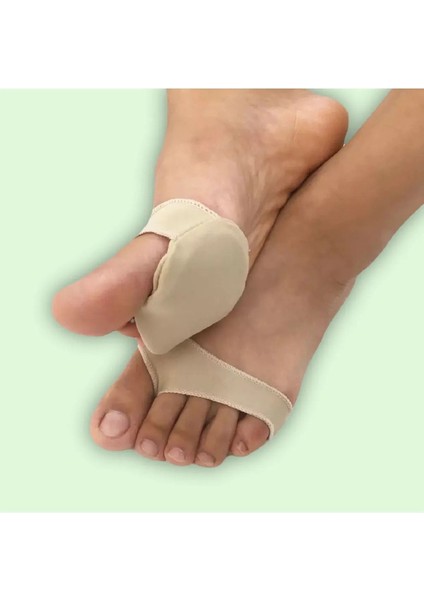 Yumuşak Kumaş Kaplı Silikon Metatarsal Ped, Rahat Ayak Desteği, TR Menşei