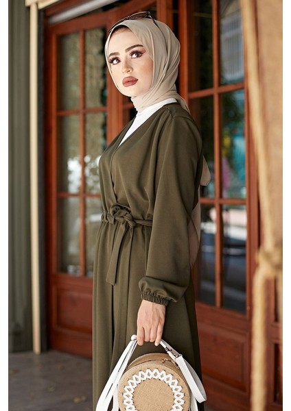 Tünel Kemerli Tesettür Kimono